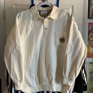 Burberry Long Sleeve Polo Shirt L